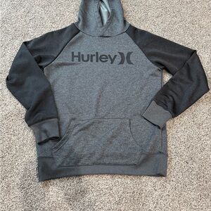 Y L Hurley Gray and Black Hoodie